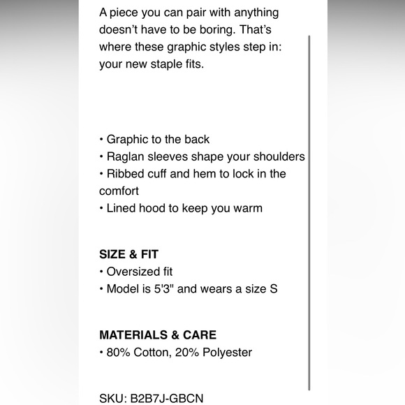 Gymshark Graphic Hoodie - Deadlift ‘cuz Cardio Suck - Picture 4 of 4